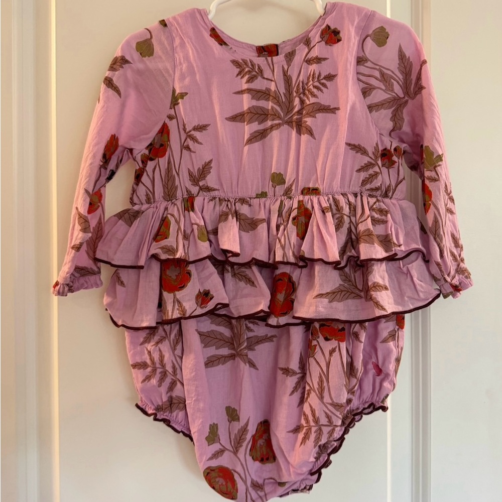 Pink Chicken ruffle bubble